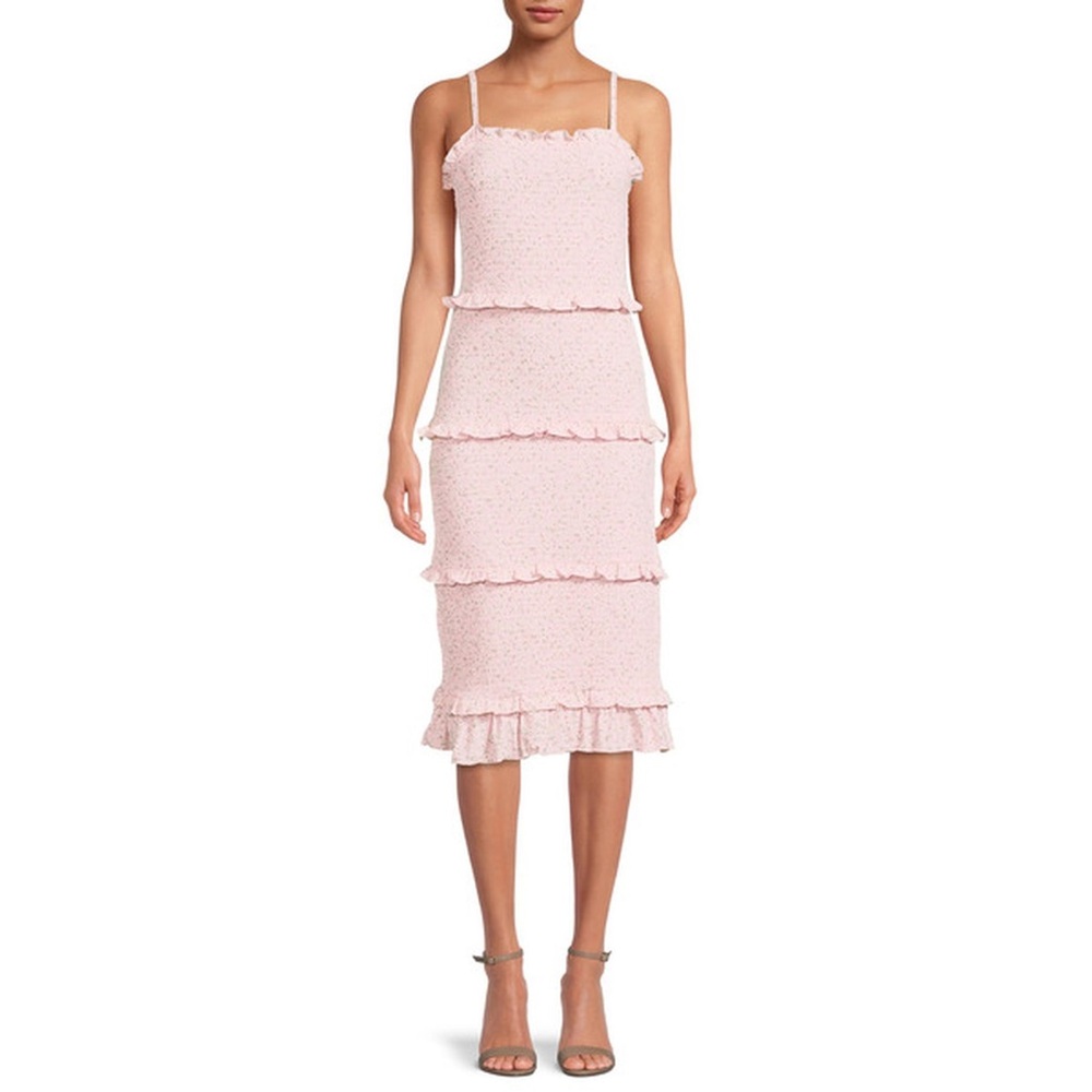 Pink Ruffled Dress
